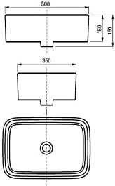 Акватон Тумба с раковиной Мишель 100 с гранитной столешницей дуб эндгрейн/белый – фотография-10